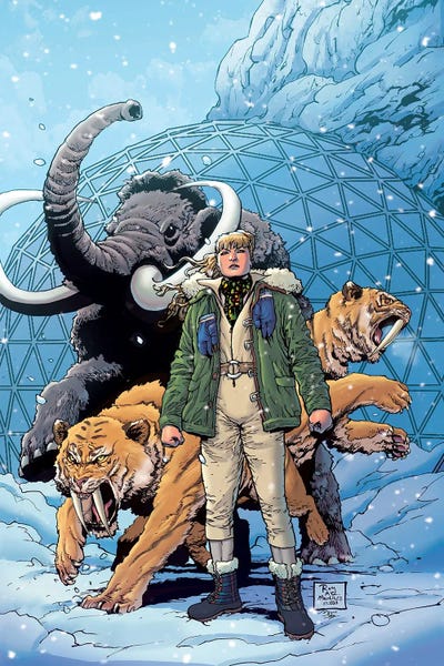 Mammoths: Jane Porter® - The Primordial Peril Original Main Cover by Roy Allan Martinez & Bruna Costa