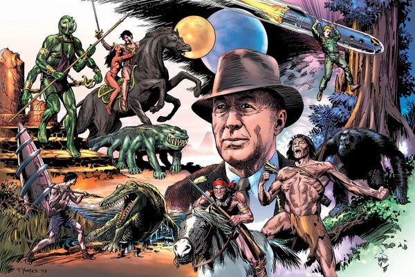 Alligators & Crocodiles: The Many Worlds Of Edgar Rice Burroughs® by Thomas Yeates and Steve Oliff
