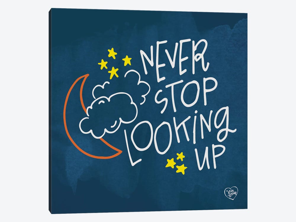 Never Stop Looking Up by Erin Barrett 1-piece Canvas Art