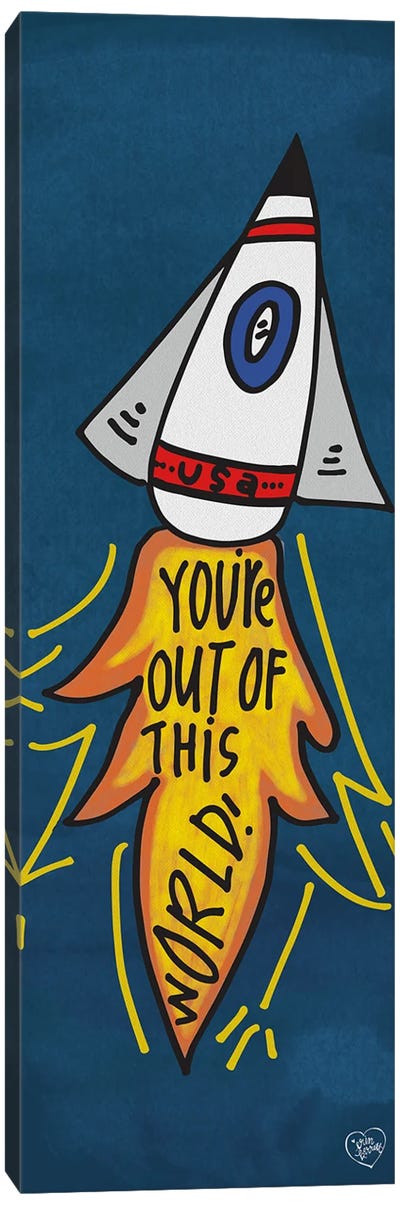You're Out of This World Canvas Art Print - Erin Barrett