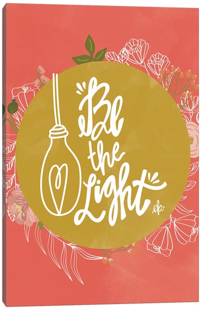 Farmhouse Be the Light Canvas Art Print - Erin Barrett