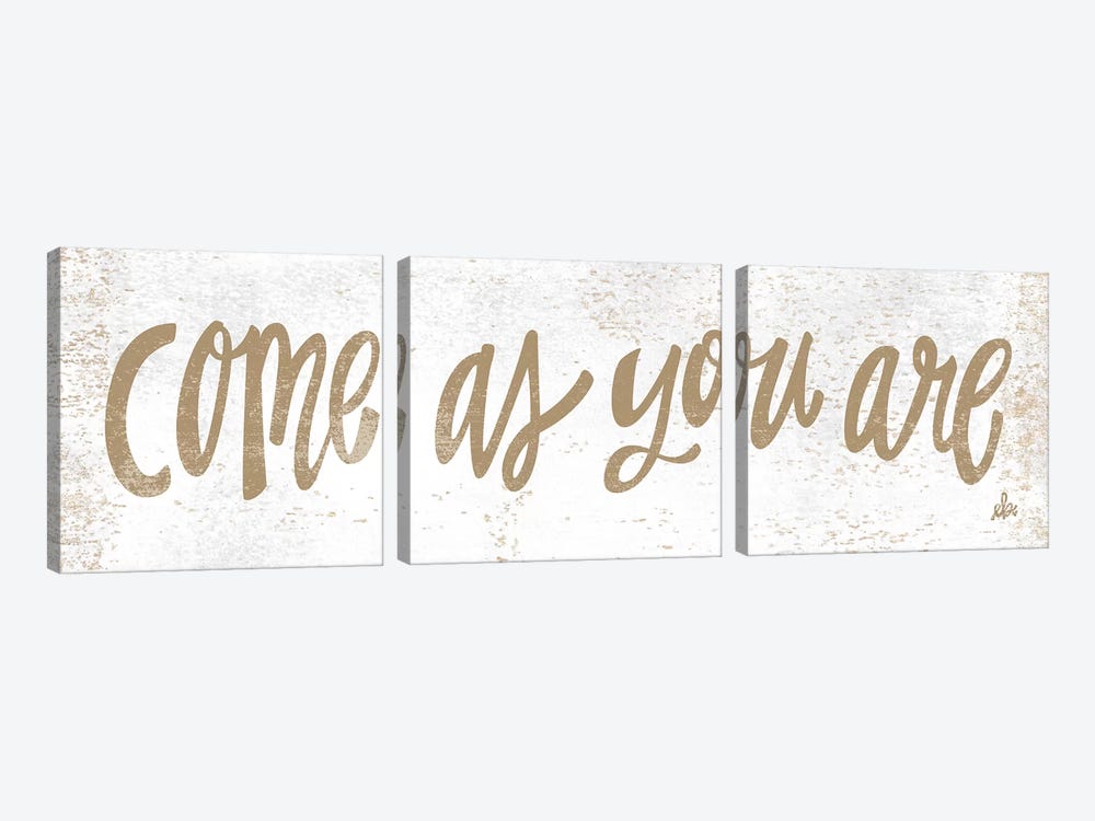 Come As You Are by Erin Barrett 3-piece Canvas Artwork
