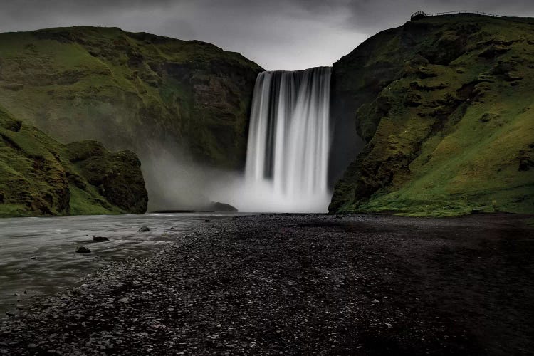 Iceland Waterfall Skogafoss by Eric Fisher wall art