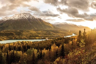 Alaska Mountains In Fall by Eric Fisher framed wall art
