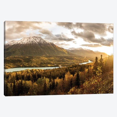 Alaska Mountains In Fall Canvas Print #ERF5} by Eric Fisher Canvas Art