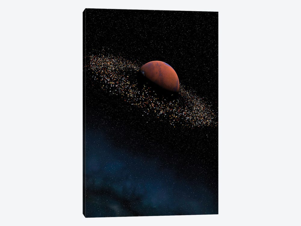 Electric Mars by Evan Rhodes 1-piece Canvas Print