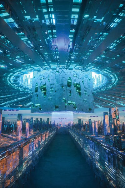 Cyberpunk: Europa Colony by Evan Rhodes