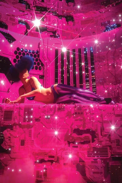 Hot Pink by Evan Rhodes framed wall art