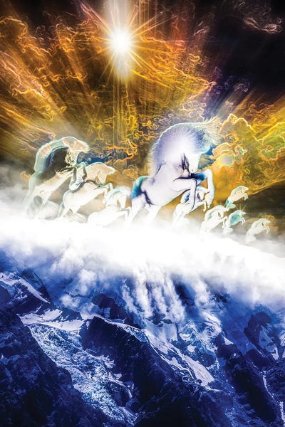 Cyberpunk: Misty Mountain by Evan Rhodes