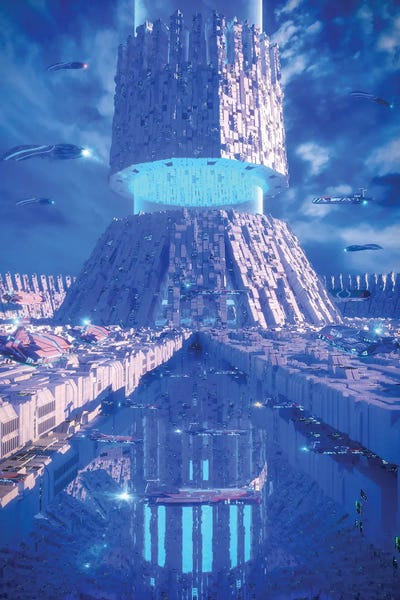 Sci-Fi Planets: The Ark by Evan Rhodes