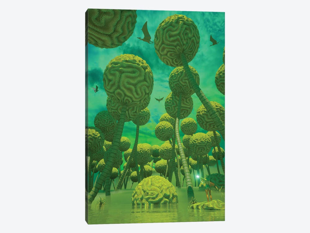 The Coral Forest by Evan Rhodes 1-piece Canvas Wall Art