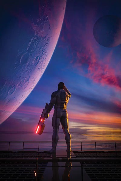 Sci-Fi Planets: The Pier by Evan Rhodes