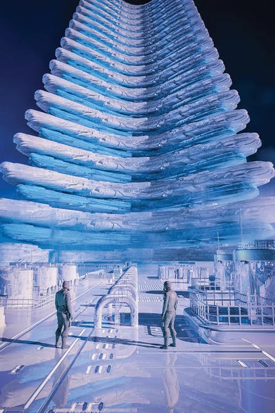 Sci-Fi Planets: The Sky Latter by Evan Rhodes