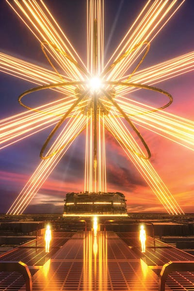 Sci-Fi Planets: Tranquility by Evan Rhodes