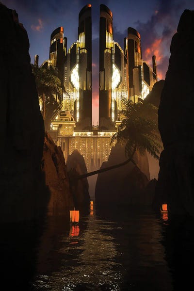 Cyberpunk: Calm Lagoon by Evan Rhodes