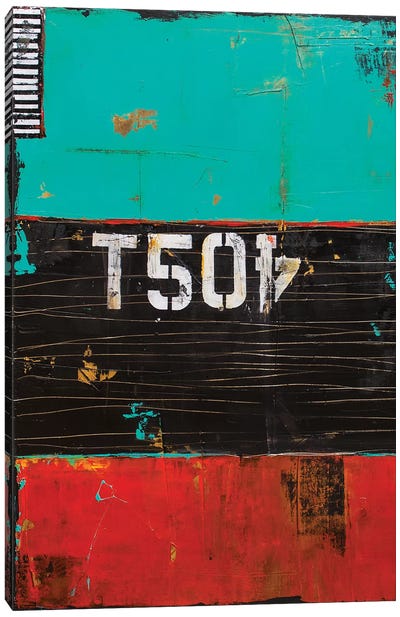T054 Canvas Art Print - Number Art
