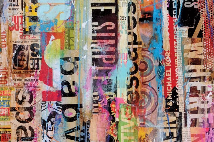Metro Mix 21 II by Erin Ashley wall art