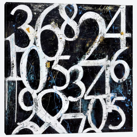 Numbers Canvas Print #ERI135} by Erin Ashley Canvas Art Print
