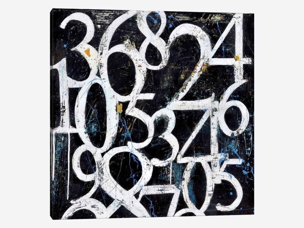 Numbers by Erin Ashley 1-piece Canvas Art
