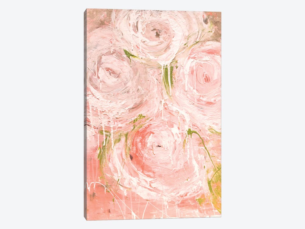 Vintage Rose by Erin Ashley 1-piece Canvas Art Print