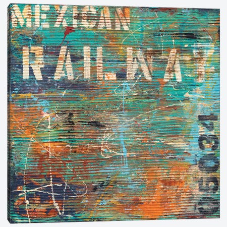 Mexican Railway Canvas Print #ERI163} by Erin Ashley Art Print