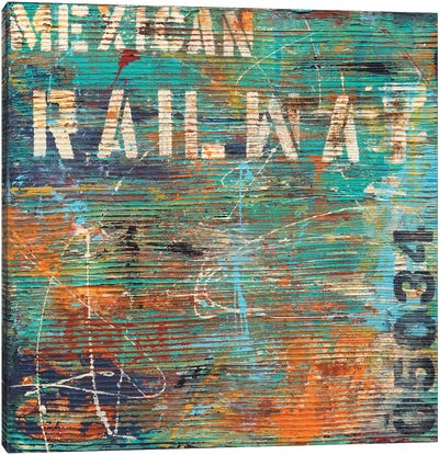 Mexican Railway Canvas Art Print - Erin Ashley
