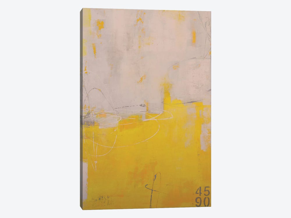 Yellow Stone II by Erin Ashley 1-piece Canvas Art