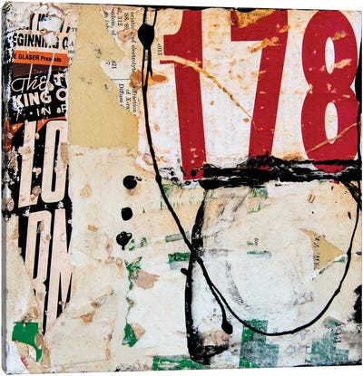 Urban Decay II Canvas Art Print - Number Art