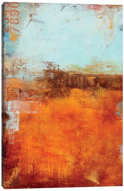 A Moment Before Canvas Art Print - Effortless Earth Tone Abstracts