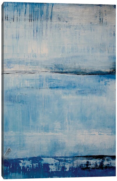 Blue Canvas Art Print - Erin Ashley