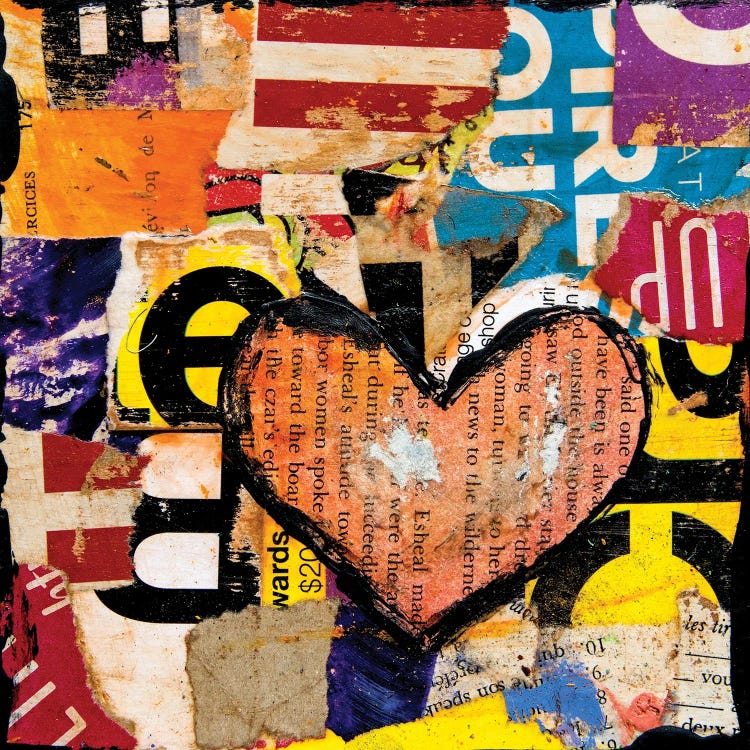 Mixed Luv by Erin Ashley wall art
