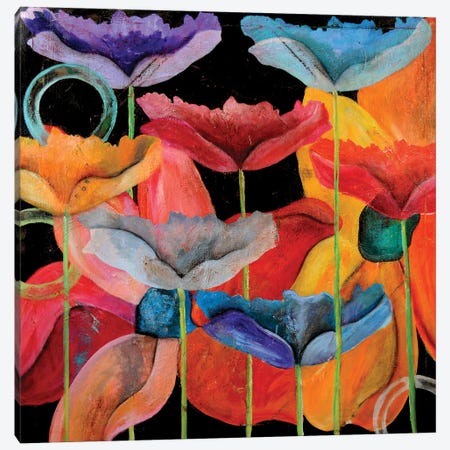 Flower Beauties Canvas Print #ERI316} by Erin Ashley Art Print