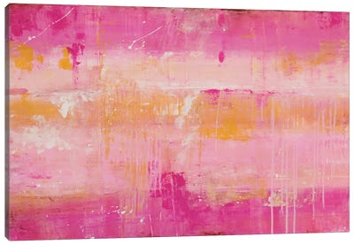 Pink Champagne Canvas Art Print - Erin Ashley