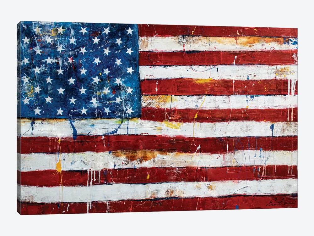 American Flag by Erin Ashley 1-piece Art Print