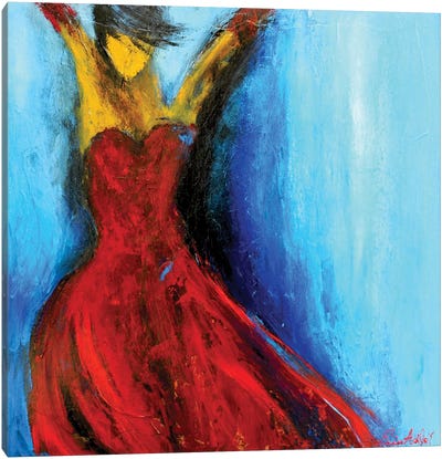 Hot Tango Canvas Art Print - Erin Ashley