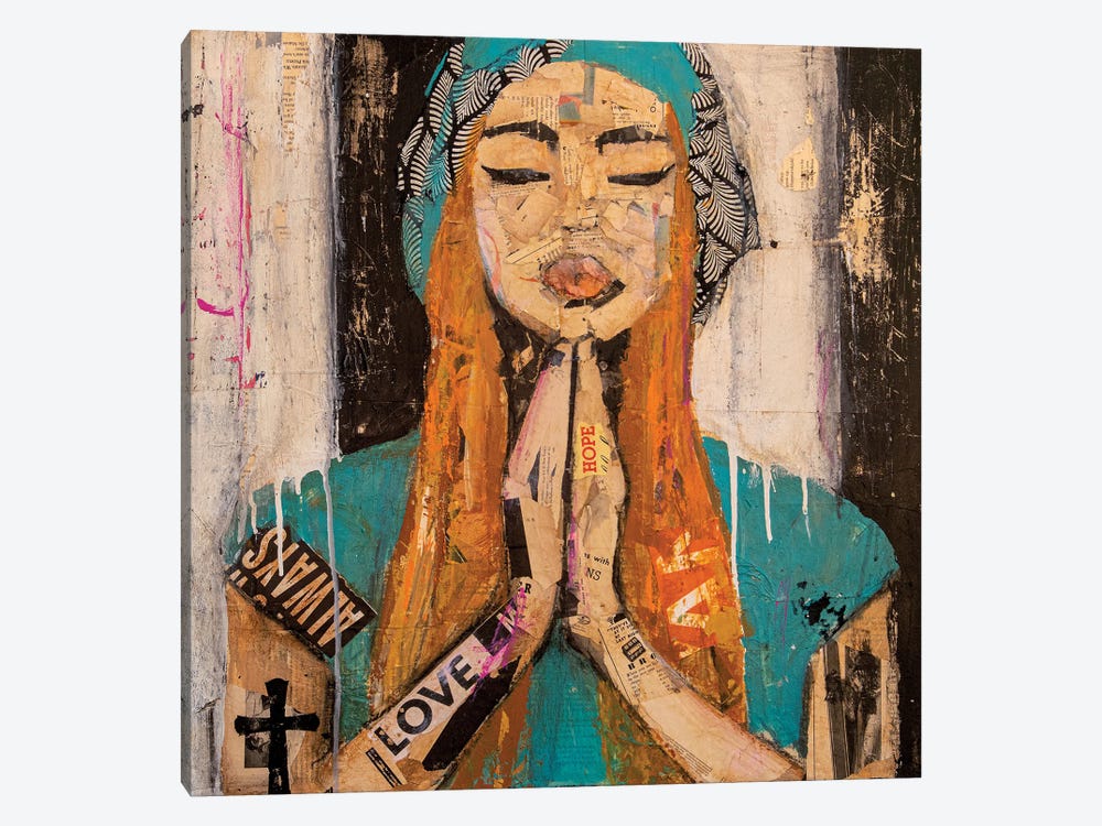 Praying For A Love by Erin Ashley 1-piece Canvas Art