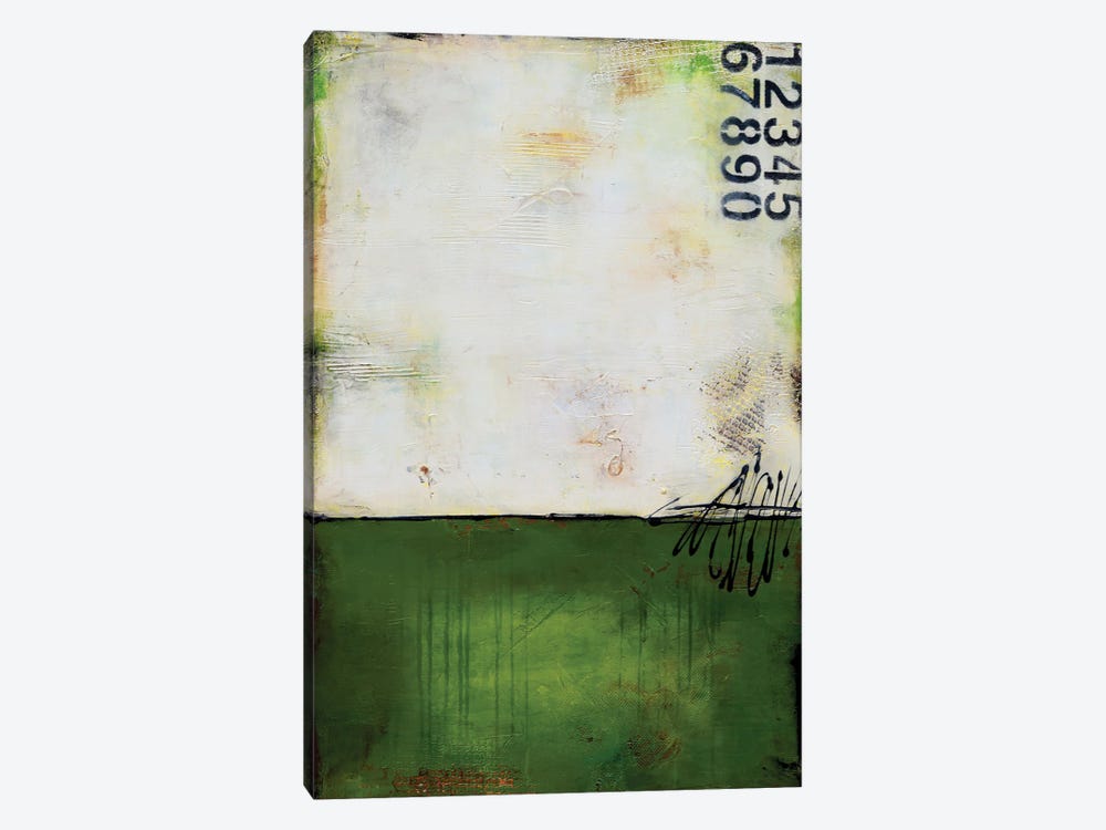 Green Bays by Erin Ashley 1-piece Canvas Art Print
