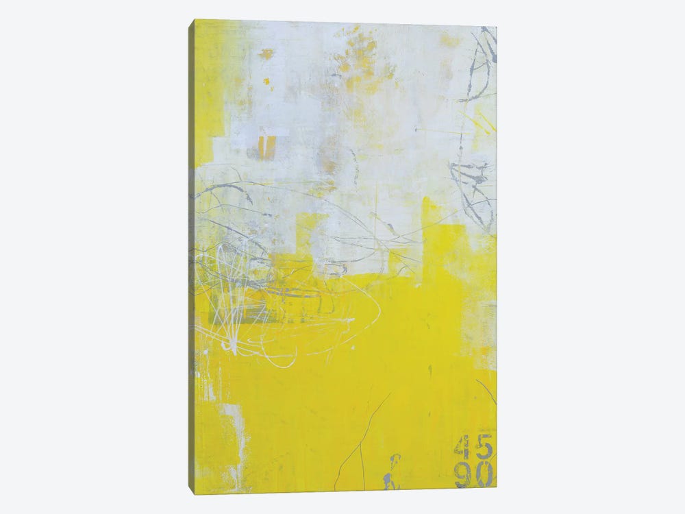 Yellow Stone by Erin Ashley 1-piece Canvas Wall Art