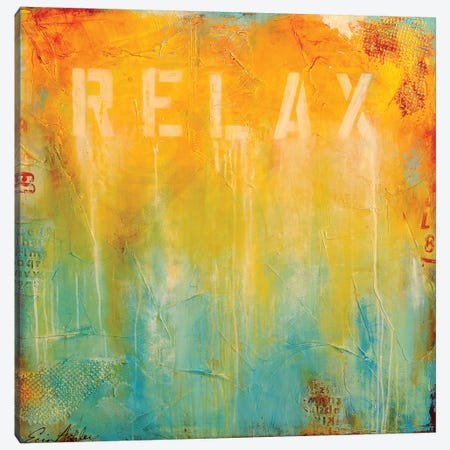 Just Relax Canvas Print #ERI67} by Erin Ashley Canvas Print
