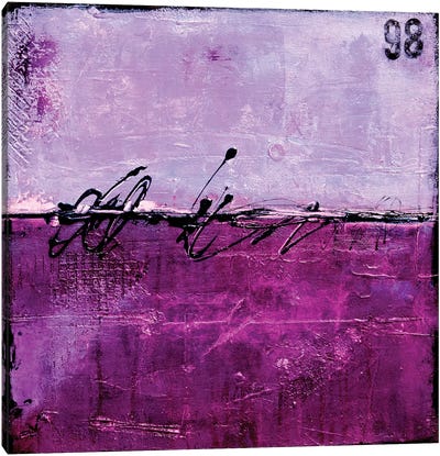 Bayberry Ave. Canvas Art Print - Purple Abstract Art