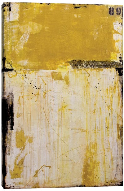 89 South Canvas Art Print - Mellow Yellow