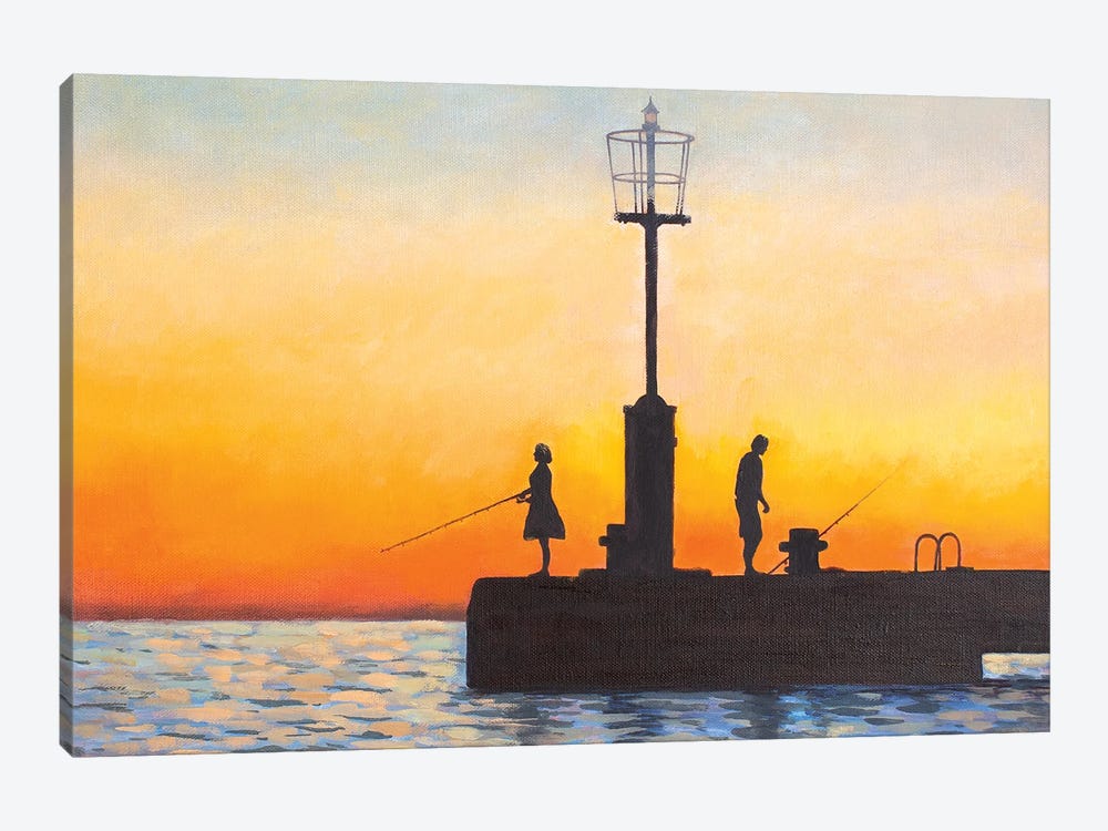 Fisherfolk by Evgeniya Roslik 1-piece Canvas Artwork