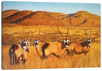 Oryx Canvas Art Print - Evgeniya Roslik