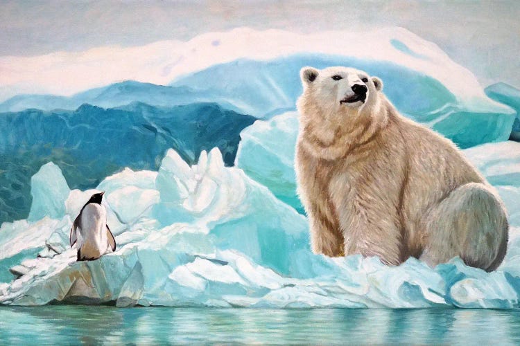 Polar Bear And Penguin