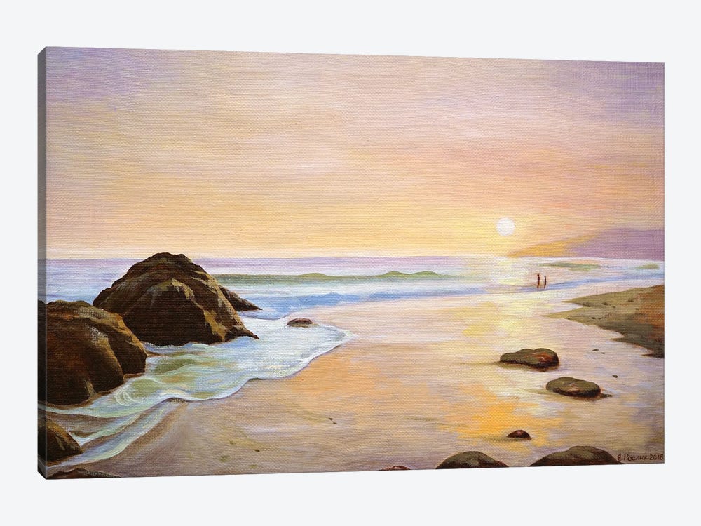 Romance At Sunset by Evgeniya Roslik 1-piece Canvas Print