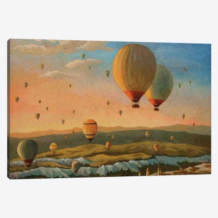 Balloons I Canvas Print #ERL68} by Evgeniya Roslik Canvas Art Print