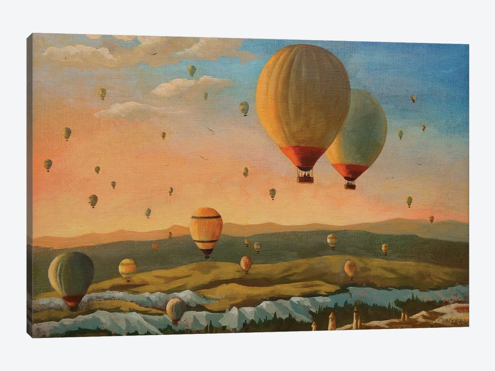 Balloons I by Evgeniya Roslik 1-piece Canvas Artwork