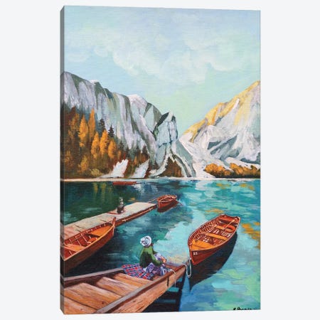 Lake Bries I Canvas Print #ERL69} by Evgeniya Roslik Canvas Art Print