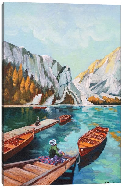 Lake Bries I Canvas Art Print - Evgeniya Roslik