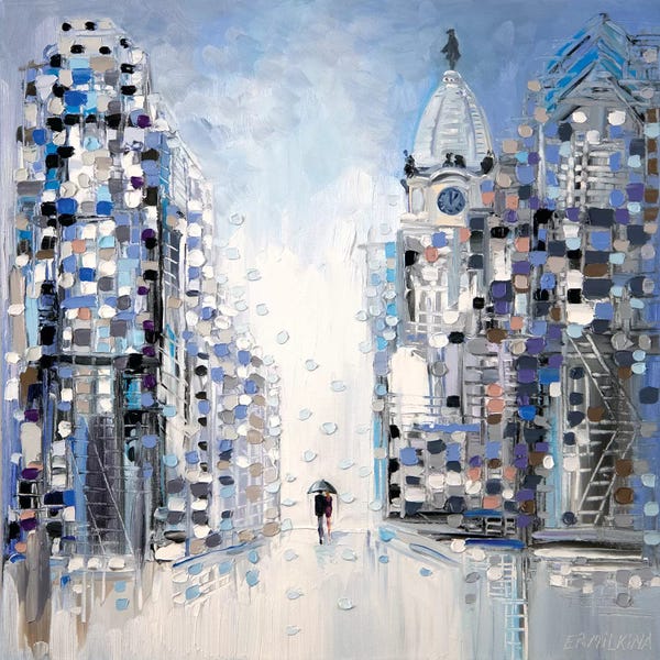 Pennsylvania: Rainy Walk in Philadelphia by Ekaterina Ermilkina